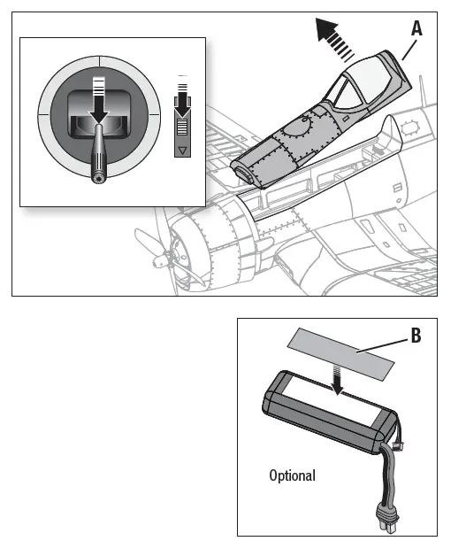 E-flite EFL18550 F4U-4 Corsair 1.2m BNF Basic Electric Airplane-fig13