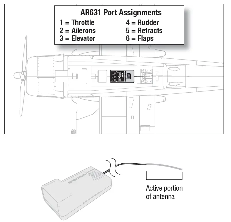 E-flite EFL18550 F4U-4 Corsair 1.2m BNF Basic Electric Airplane-fig3