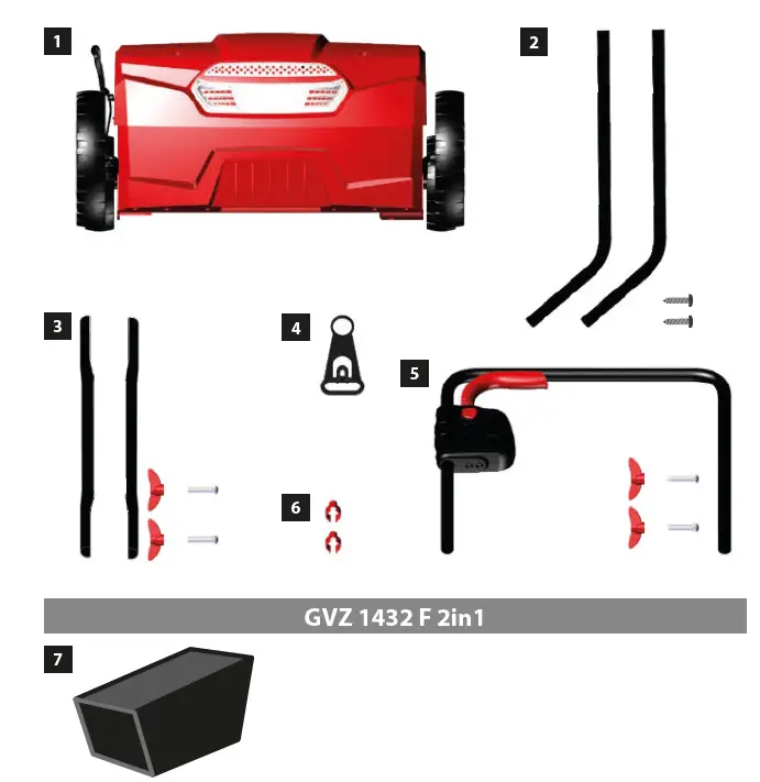 GUDE GVZ 1432 Electric scarifier-FIG1