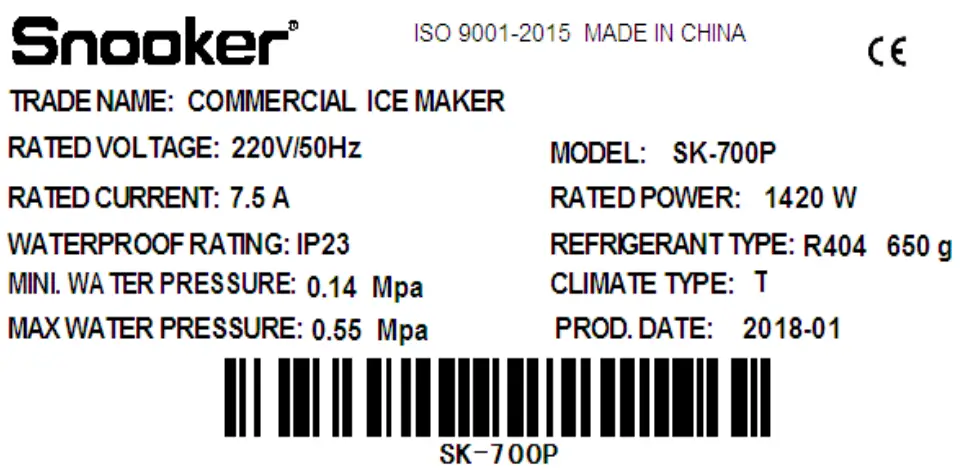 GLACE BAY Snooker ICE Machine d for your