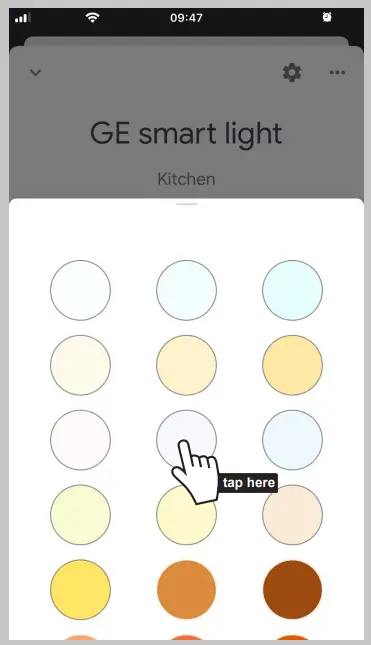 change colors Interface