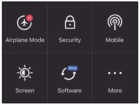 NETGEAR MR6400 Nighthawk M6 Pro 5G Mobile Router - LCD Settings