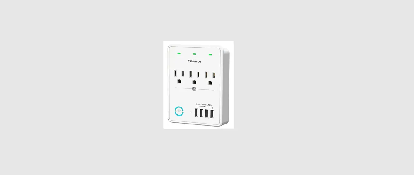 Powrui Ahr-087 Surge Protector, Usb Wall Charger Instruction Manual Powrui Ahr-087 Surge Protector, Usb Wall Charger Instruction Manual