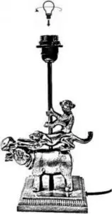 QAZQA Flodhest Abe TL Black