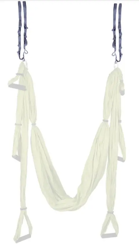 14147 Ceiling Cross Mount with Straps inSPORTline Hemmokstrap