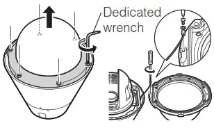 Canon Network Camera - Removing the Dome Case