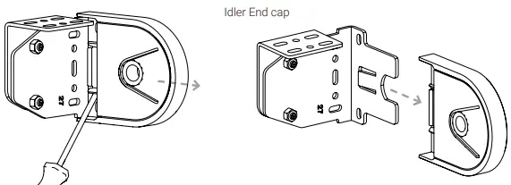 Screen Innovations Nano Roll 110v AC - RTS Contemporary Open Roll 9