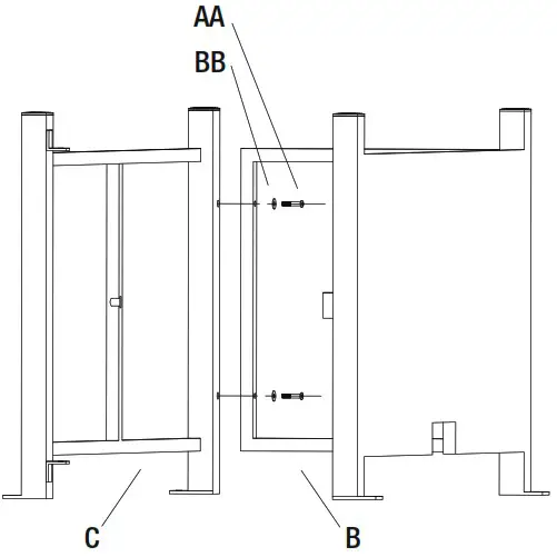 HOME DECORATORS COLLECTION 2388FP 1 Anaheim 49 Inch X 25 Inch Gas Fire Pit - assembly 4