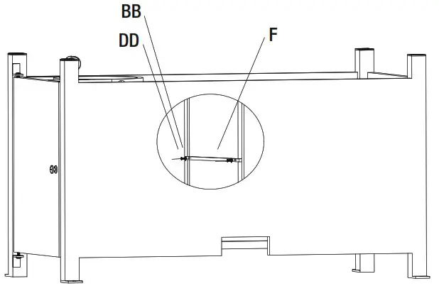 HOME DECORATORS COLLECTION 2388FP 1 Anaheim 49 Inch X 25 Inch Gas Fire Pit - assembly 7