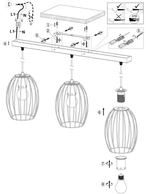 ALDI MAL 4039 Brilo Pendant Light -fig2