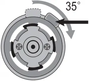 After connecting gas cartridge