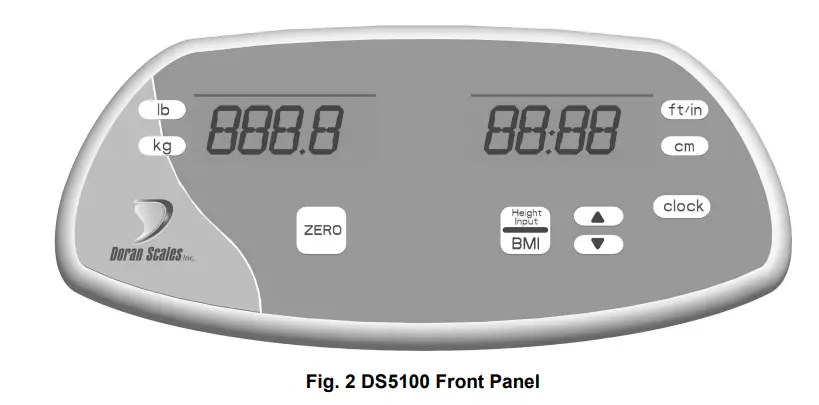Doran DS5100 Digital Physician Scale-5