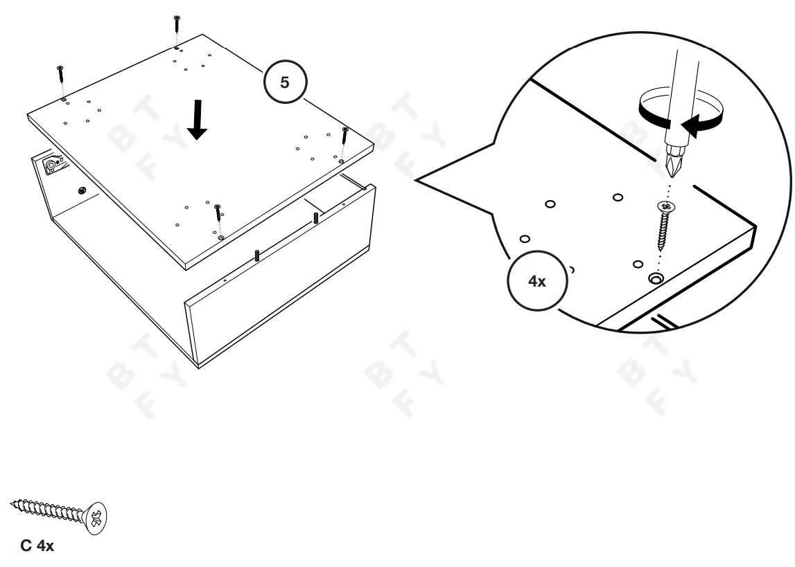 VonHaus 4000222 Rattan Bedside Table - fig 10