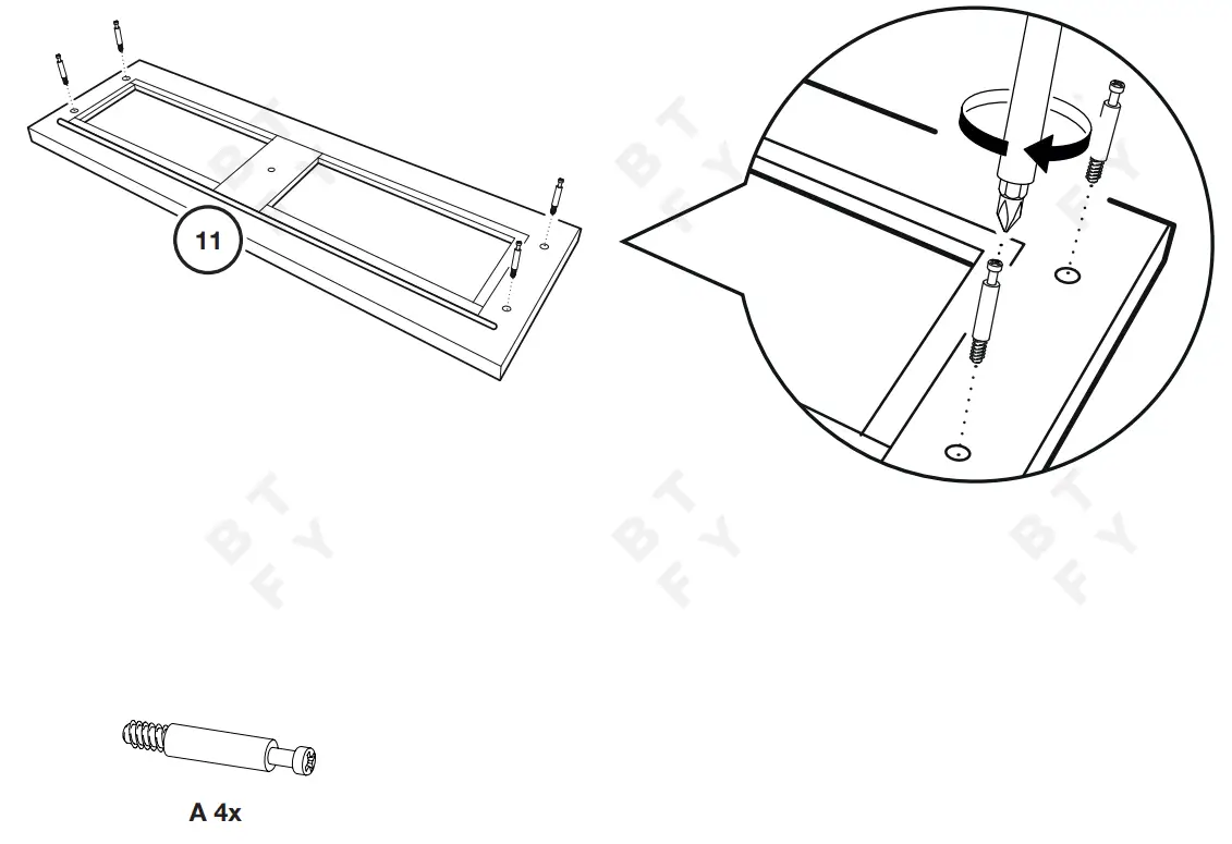 VonHaus 4000222 Rattan Bedside Table - fig 14