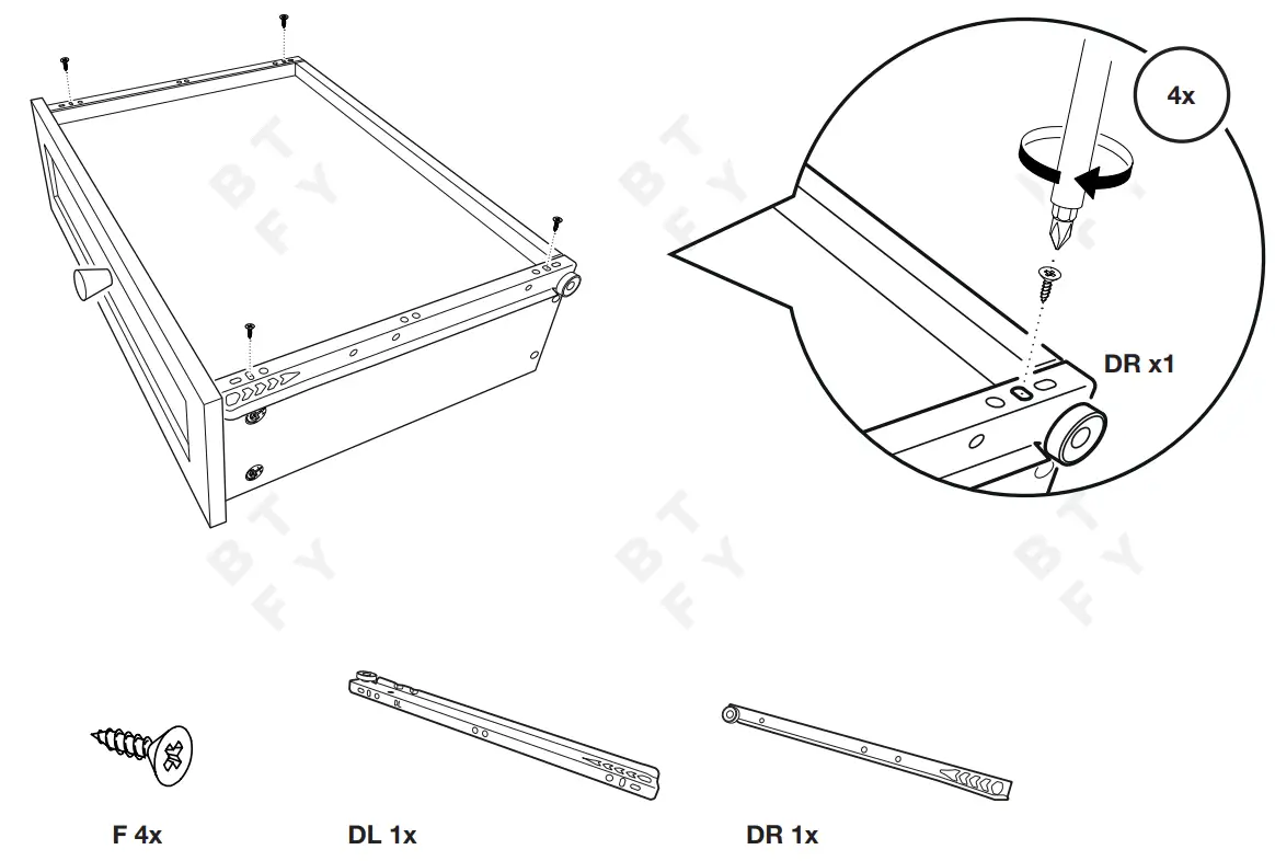 VonHaus 4000222 Rattan Bedside Table - fig 18