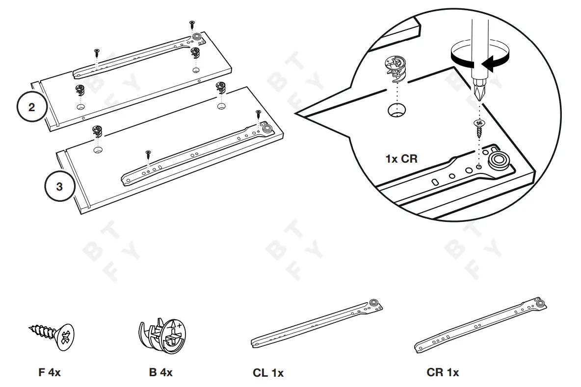 VonHaus 4000222 Rattan Bedside Table - fig 5