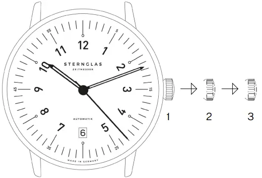 STERNGLAS Selecta 38mm Automatic Watch