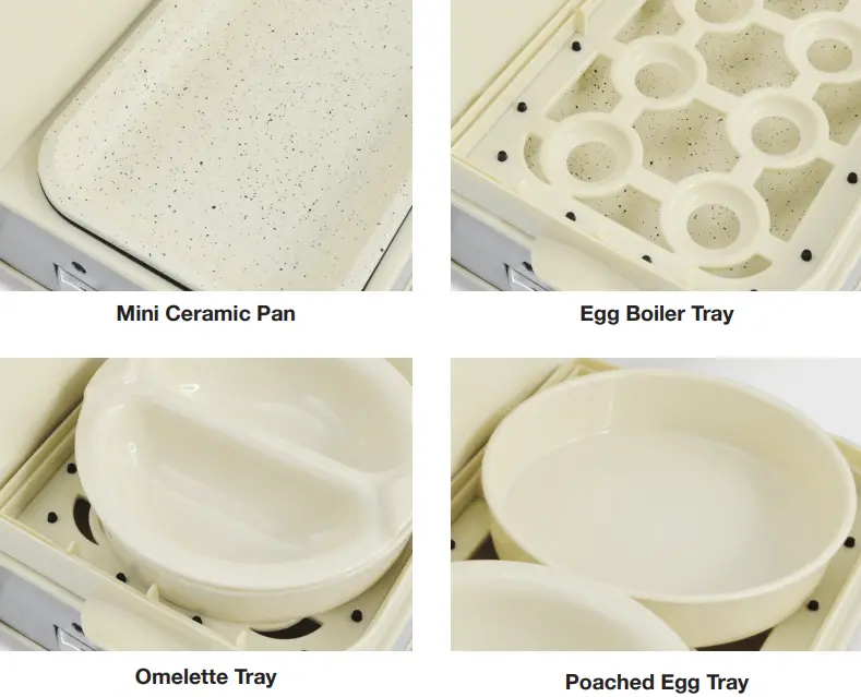 SMART SBM10 Breakfast Master Premium - Mini Ceramic Pan