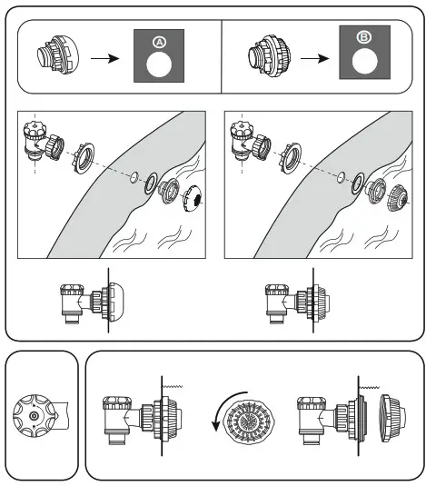 Bestway 56441 Power Steel Above Ground Rectangular Swimming Pool - Assembly without tools 4