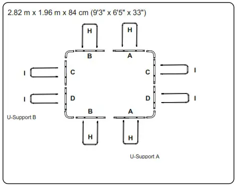 Bestway 56441 Power Steel Above Ground Rectangular Swimming Pool - Components 17