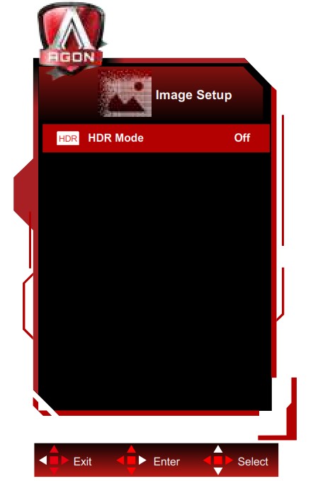 AOC AG274FZ LCD Monitor - OSD Setting 4