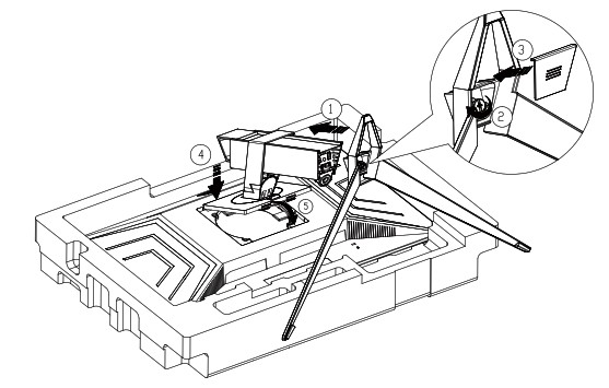 AOC AG274FZ LCD Monitor - Setup 2