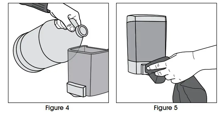 ULINE H-6067 Bulk Soap Dispensers - cealing shoup