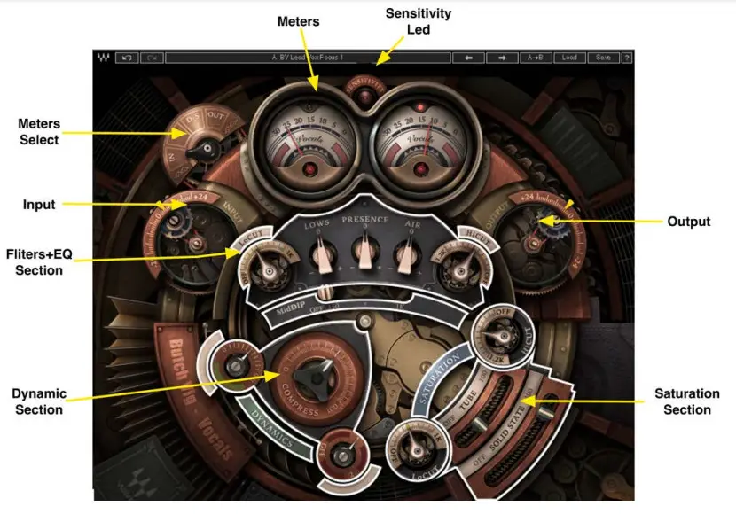 WAVES Butch VIG Vocals Plugin - Chapter 3 – Interface and Controls