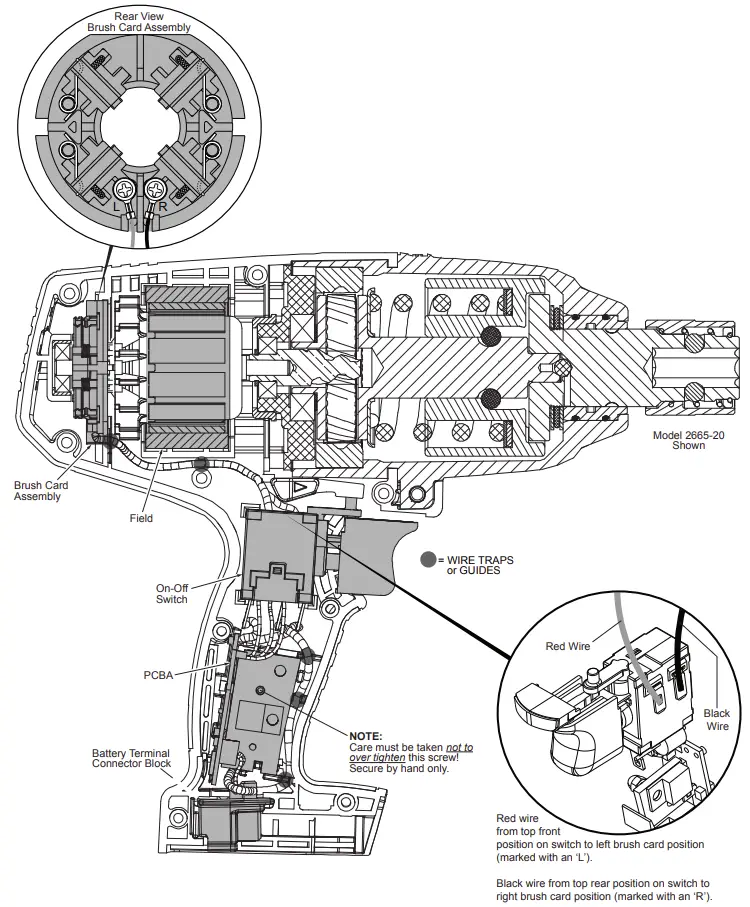 M18 Impact Wrenches and Impact Driver Service Parts List