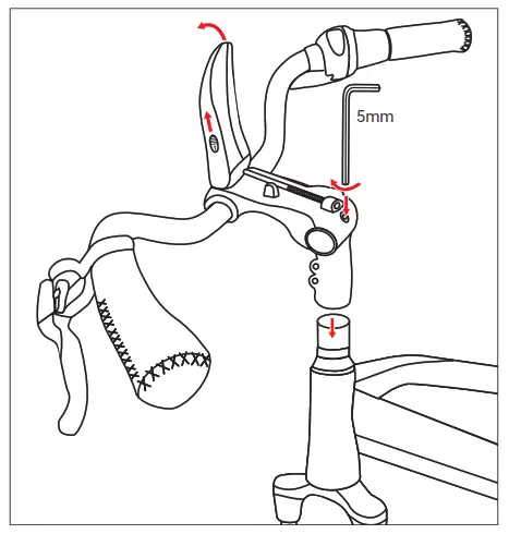 magnum Ranger Electric Bicycle - Handlebar and Stem Assembly 1