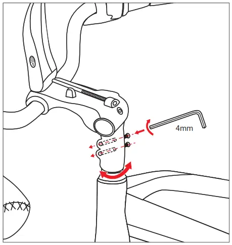 magnum Ranger Electric Bicycle - Handlebar and Stem Assembly 2
