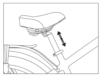 magnum Ranger Electric Bicycle - Seat Position