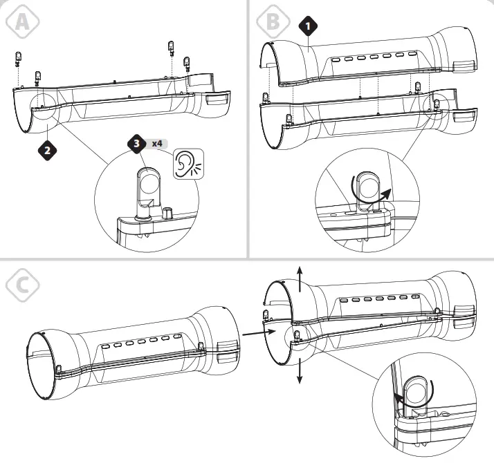 ferplast 570736 Metra Tunnel for Rabbit Mouse - fig 1
