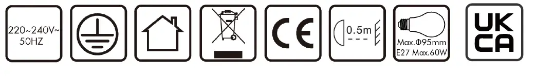 QAZQA-103157-50-cm-Hanging-Lamp-Black-Instruction-FIG-1