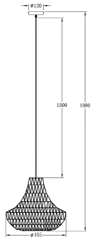 QAZQA-103157-50-cm-Hanging-Lamp-Black-Instruction-FIG-4