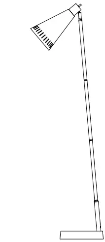 MEYER CROSS FL0335 Brushed Brass Matte Black Floor Lamp-FIG1