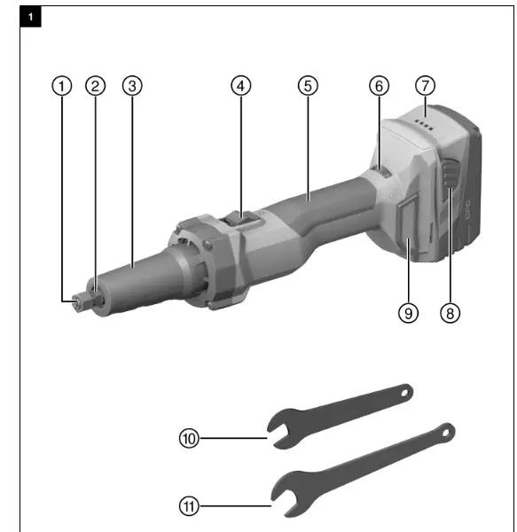 HILTI GDG 6­A22 Cordless Die Grinder -
