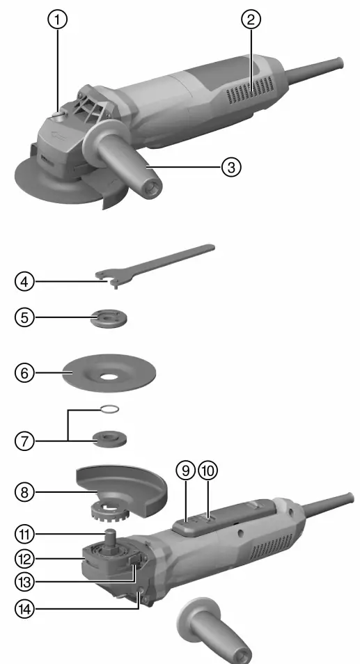 HILTI-AG-125-15DB-Angle-Grinder-FIG 1
