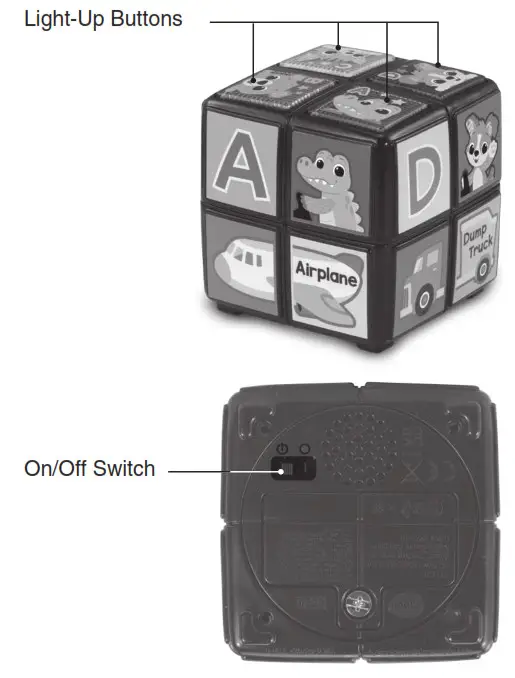 vtech 558400 Twist and Teach Animal Cube - 1