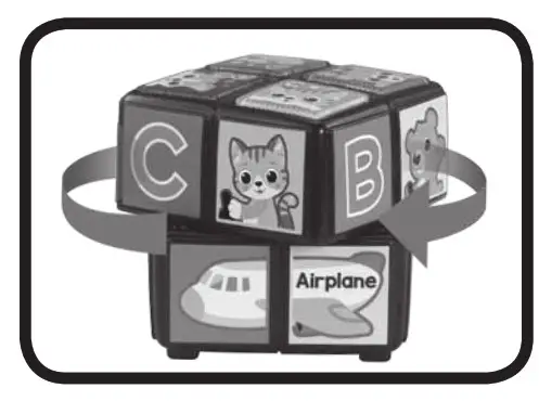 vtech 558400 Twist and Teach Animal Cube - 6