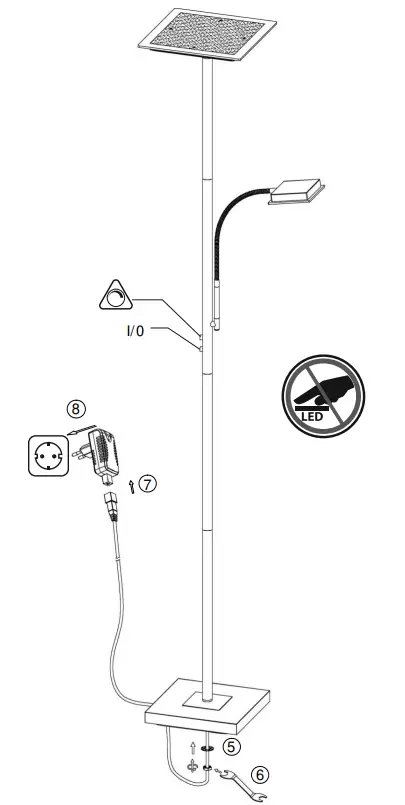 LeuchtenDirekt 994686, 998570 HANS fig 1