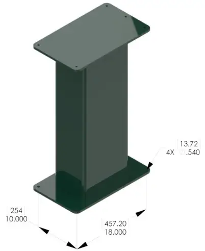 PUSHCORP SBS81 Series Sanding Belt Stand - Installation 1
