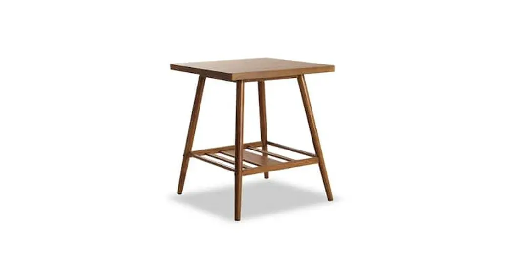 The Home Depot Rys-lkw2-952 Square Wood End Table With Bottom Storage Shelf Instruction Manual