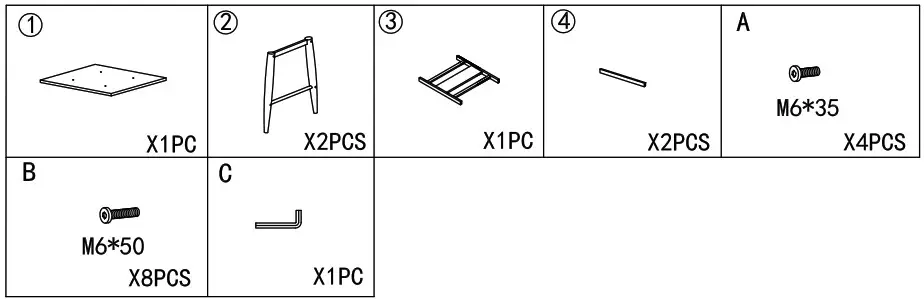 THE HOME DEPOT RYS LKW2 952 Square Wood End Table with Bottom Storage Shelf - overview 1