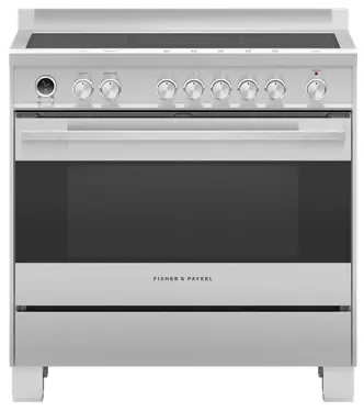 FISHER PAYKEL OR90SDI6X1 Freestanding Range Cooker, Induction, 90cm, 5 Zones
