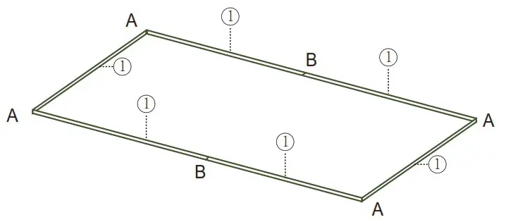 Quictent 71 Inch x 36 Inch x 36 Inch Portable and Walk In Greenhouse - Assembly 1
