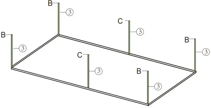 Quictent 71 Inch x 36 Inch x 36 Inch Portable and Walk In Greenhouse - Assembly 2