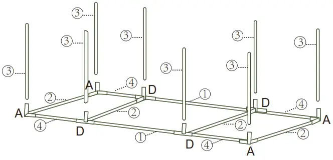 Quictent 71 Inch x 36 Inch x 36 Inch Portable and Walk In Greenhouse - Assembly 9