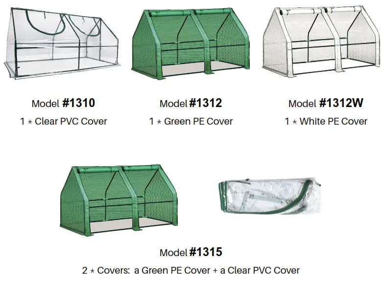 Quictent 71 Inch x 36 Inch x 36 Inch Portable and Walk In Greenhouse - overview 1