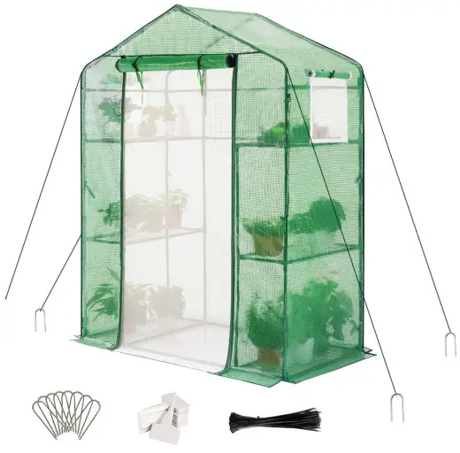 Quictent 71 Inch x 36 Inch x 36 Inch Portable and Walk In Greenhouse - overview 6